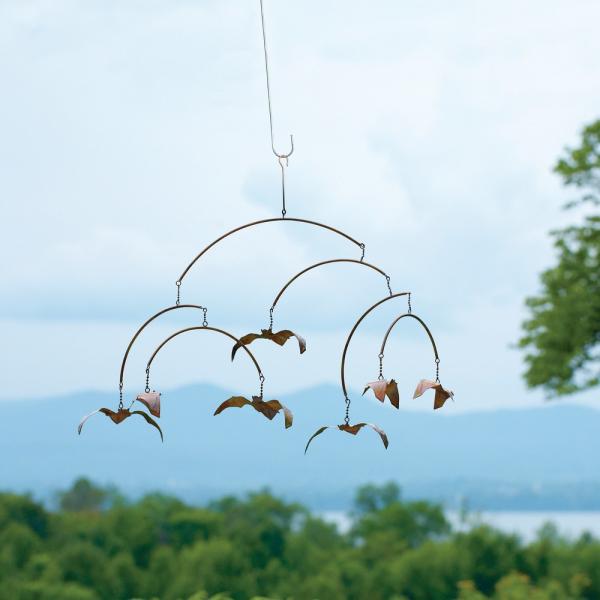 Bats Flamed Hanging Mobile