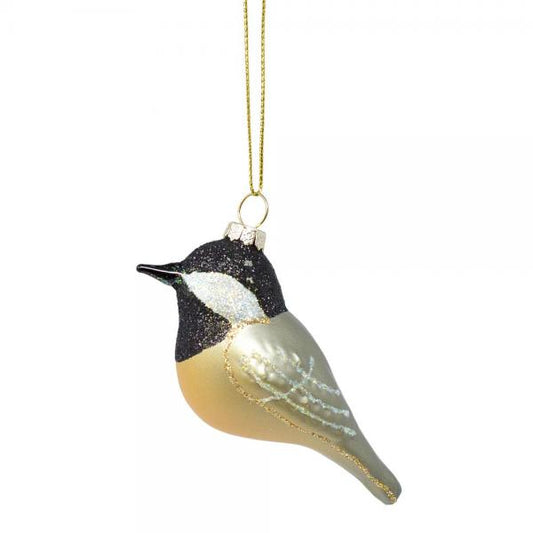 Black Capped Chickadee Ornament