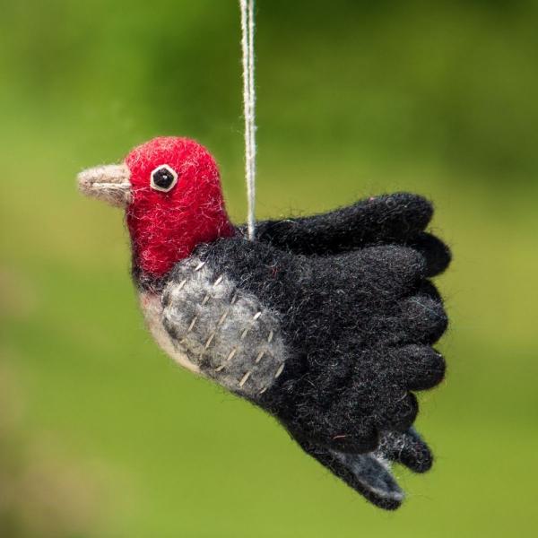 Woodpecker Woolie Ornament