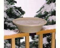 14 inch Bird Bath Deck or Pole Mount Heated