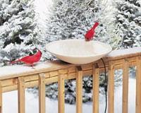20 inch Heated Bird Bath with Hardware