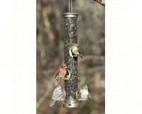 Seed Tube Large Antique Brass Quick Clean Base