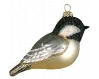 Black Capped Chickadee Ornament