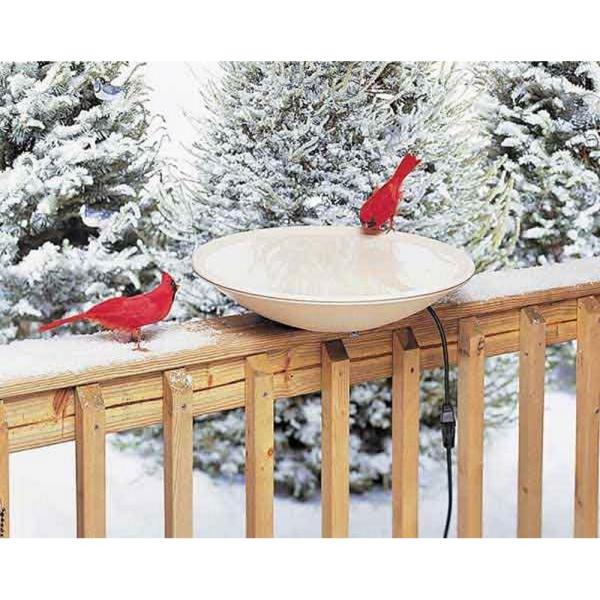 20 inch Heated Bird Bath with Hardware