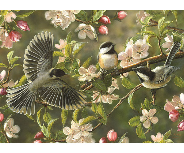 Cobble Hill Chickadeedeedees 500 Piece Puzzle