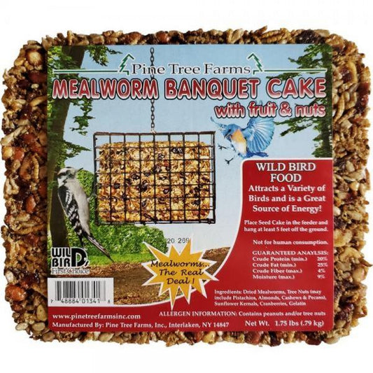 Mealworm Banquet Large Seed Cake 7.5oz