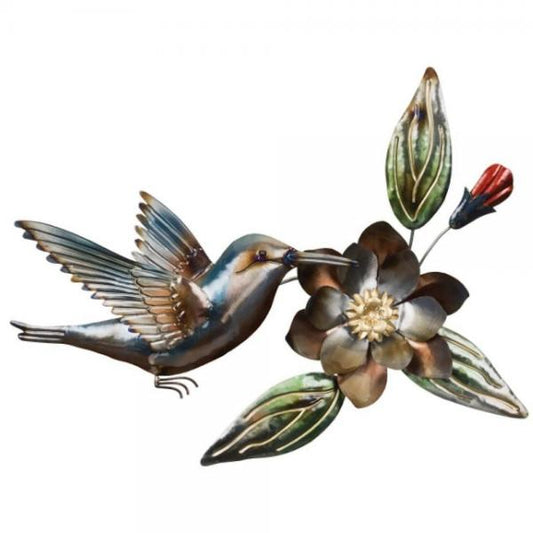 Metallic Hummingbird Wall Decor