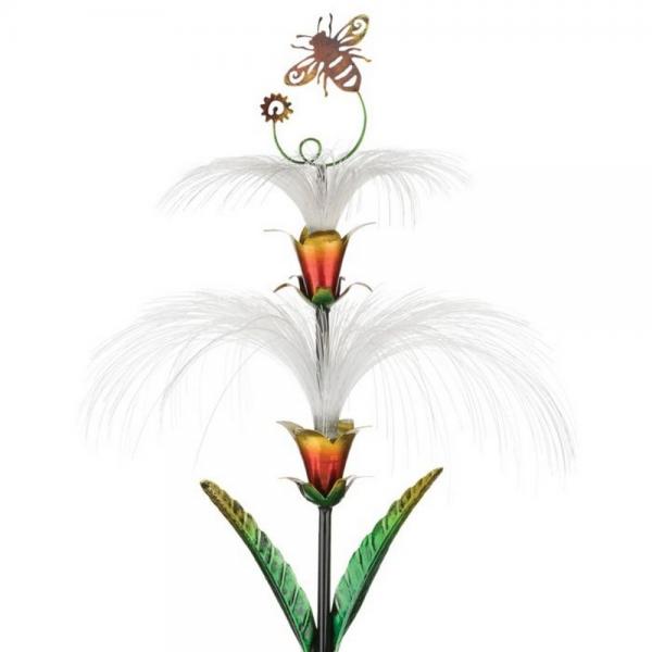 Bee Fountian Solar Stake