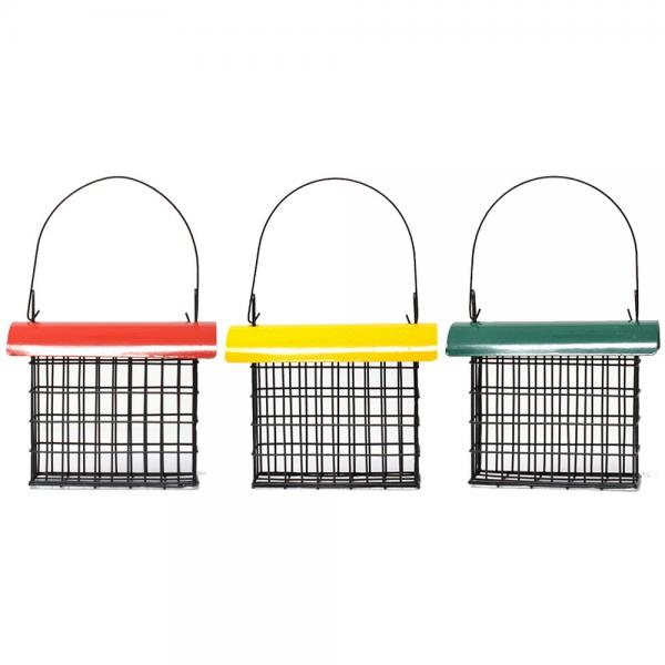 Deluxe Suet Cage with Color Metal Roof