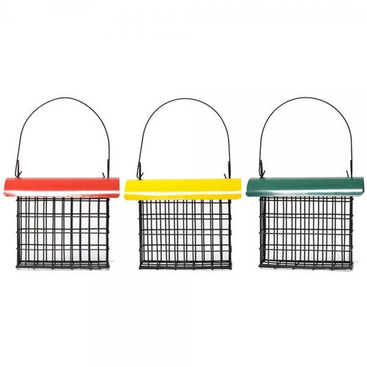 Deluxe Suet Cage with Color Metal Roof