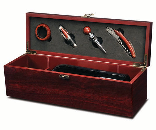 Wine Box with 4 Tools