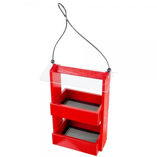 Double Option Red Platform Feeder