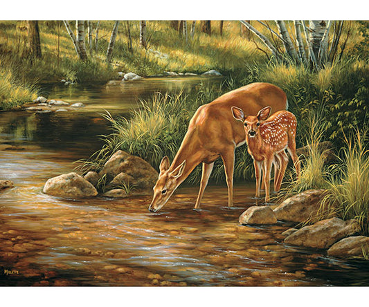 Cobble Hill Deer Family 350 Pieces Puzzle