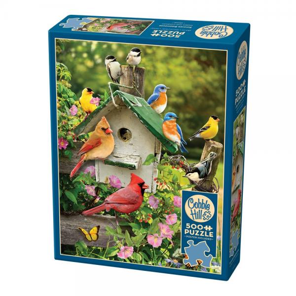 Cobble Hill Summer Birdhouse 500 Piece Puzzle