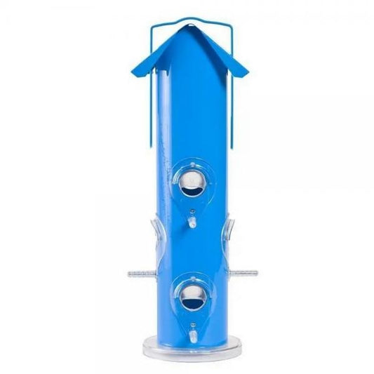 Blue 6 Port Seed Feeder