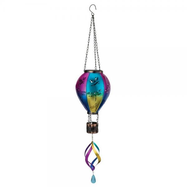 Hot Air Balloon Spinner Solar Lantern Dragonfly