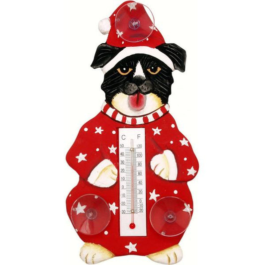 Small Xmas Thermometer- Xmas Mutt