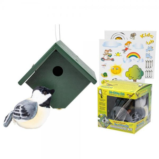 Eco-Friendly Kids Bird House Kit with Audubon Sound Bird