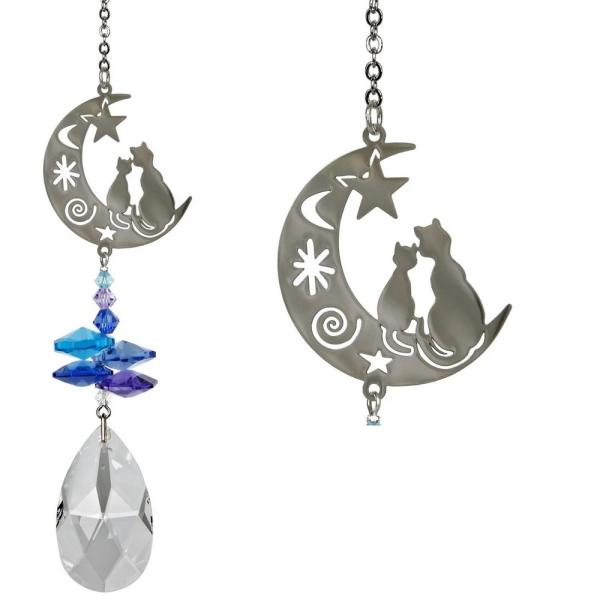 Crystal Fantasy Cats Suncatcher